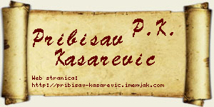 Pribisav Kašarević vizit kartica